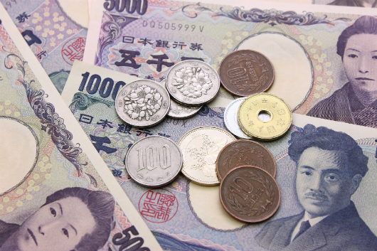 Dinheiro usado no Japão